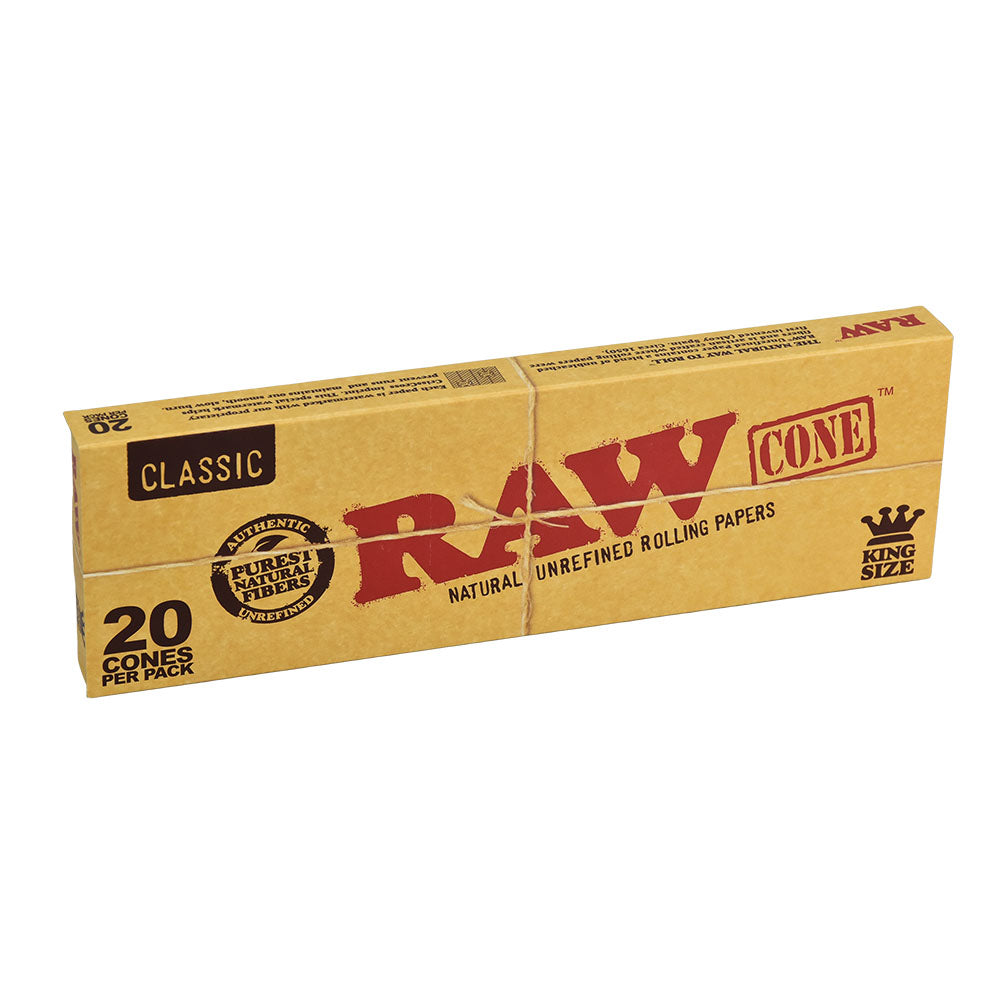 Cono clásico RAW | Paquete de 20 | Expositor de 12 piezas