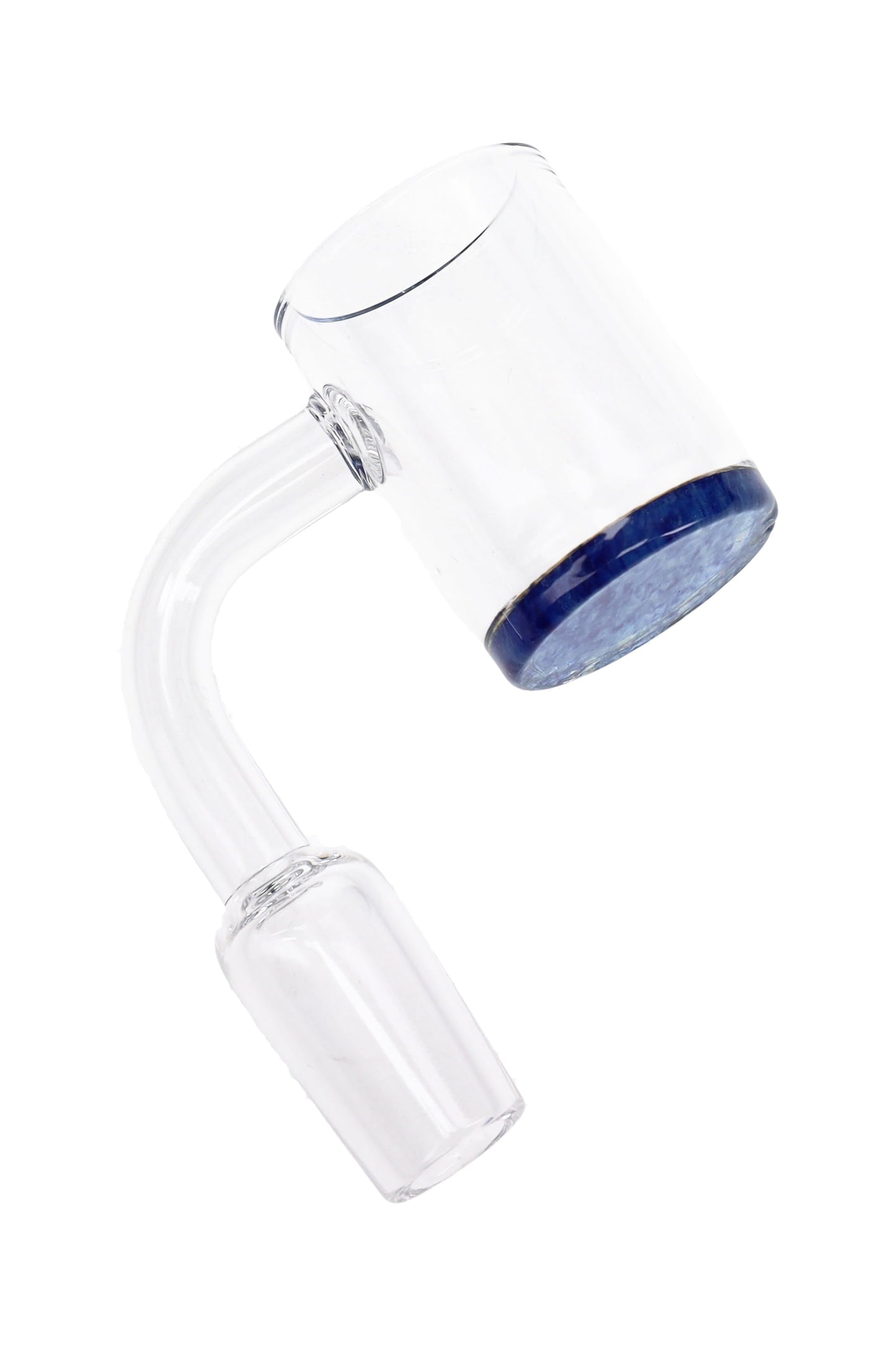 14.5mm Male Colored Bottom Domeless Quartz Banger Nail - BS766