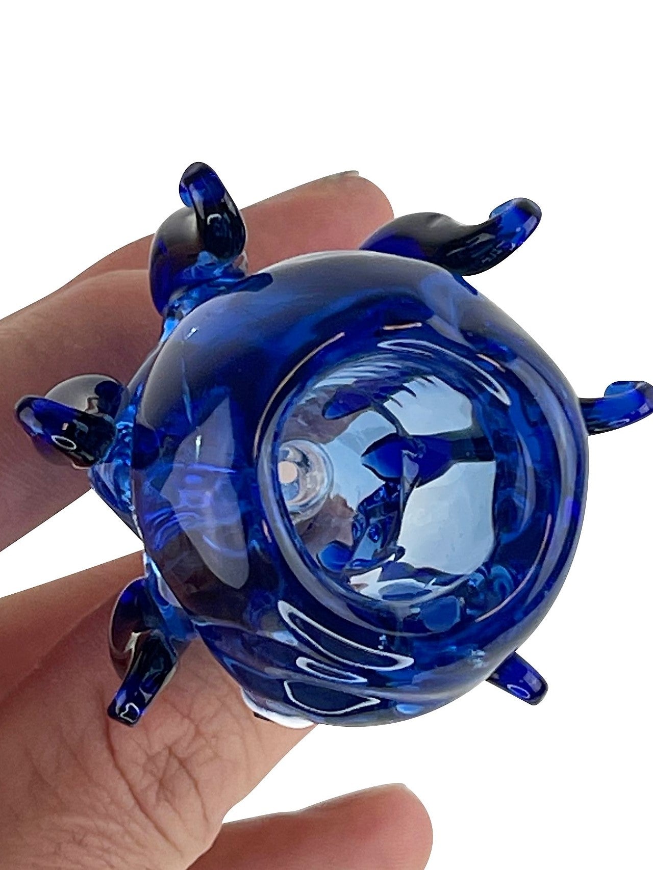 Blue Octopus Glass Bong Bowl - 14mm