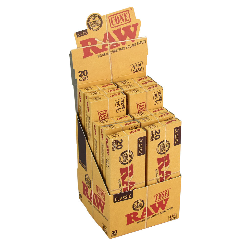 Cono clásico RAW | Paquete de 20 | Expositor de 12 piezas