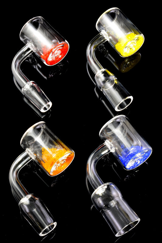 28mm Thermochromic Domeless Quartz Banger Nail - BS784
