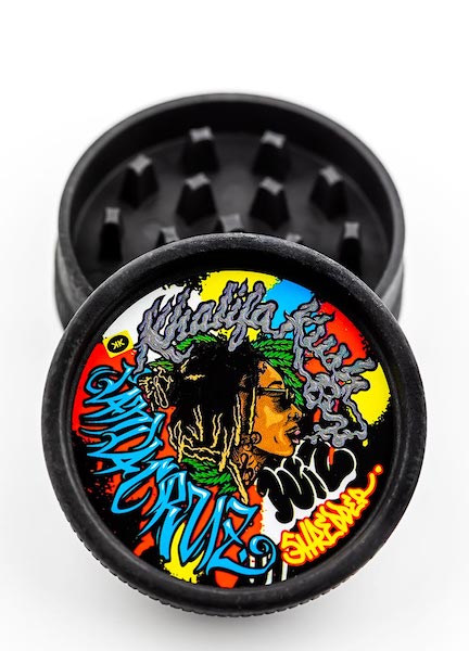 Trituradora de cáñamo de 2 piezas Wiz Khalifa de Santa Cruz Shredder 